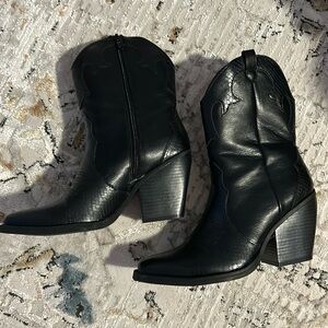 Black Cowboy Boots